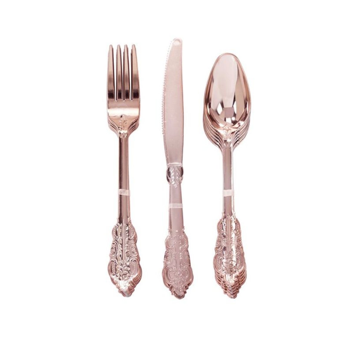 Rose Gold Cutlery Set | Party Tableware | Party Supplies – Oh It's ...